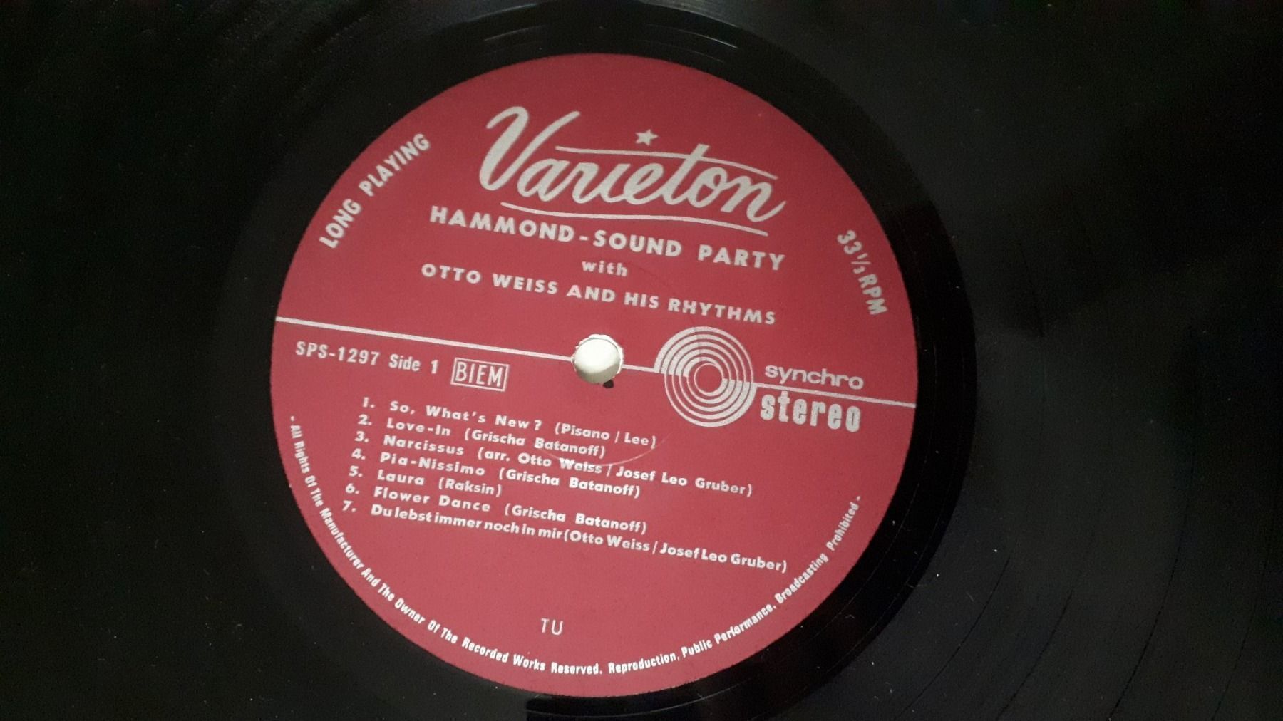 Dischi in vinile: Hammond Party LP – Usato da Liestal venduto da Stephanoceras1 2