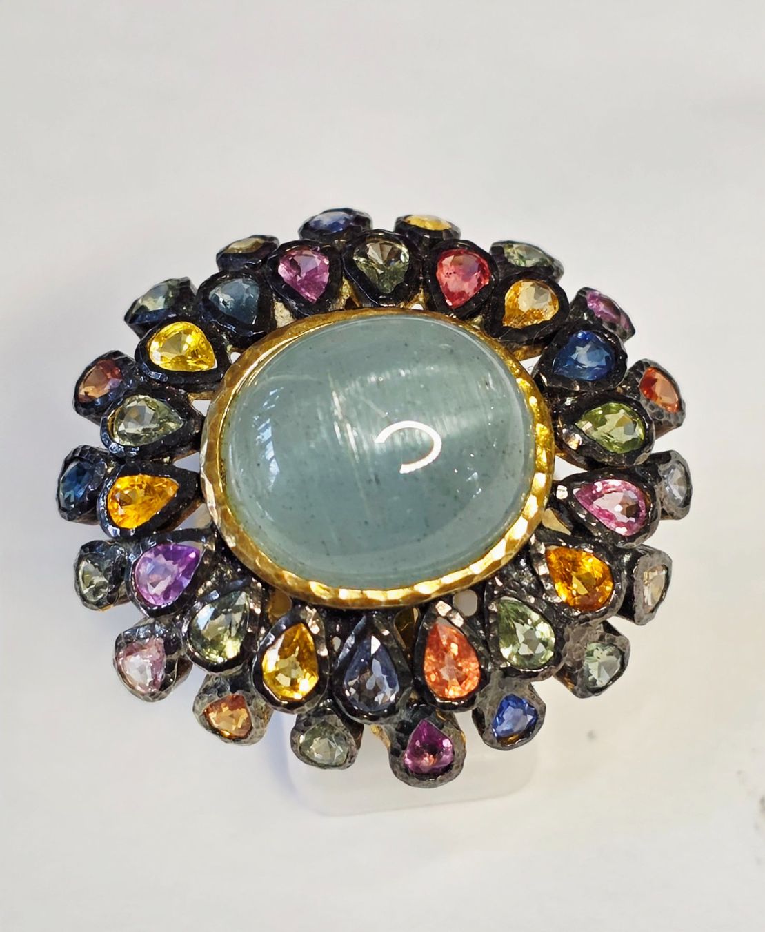 Anelli: Aquamarin Safir Ring – Nuovo (secondo la descrizione) da Zürich venduto da adriben