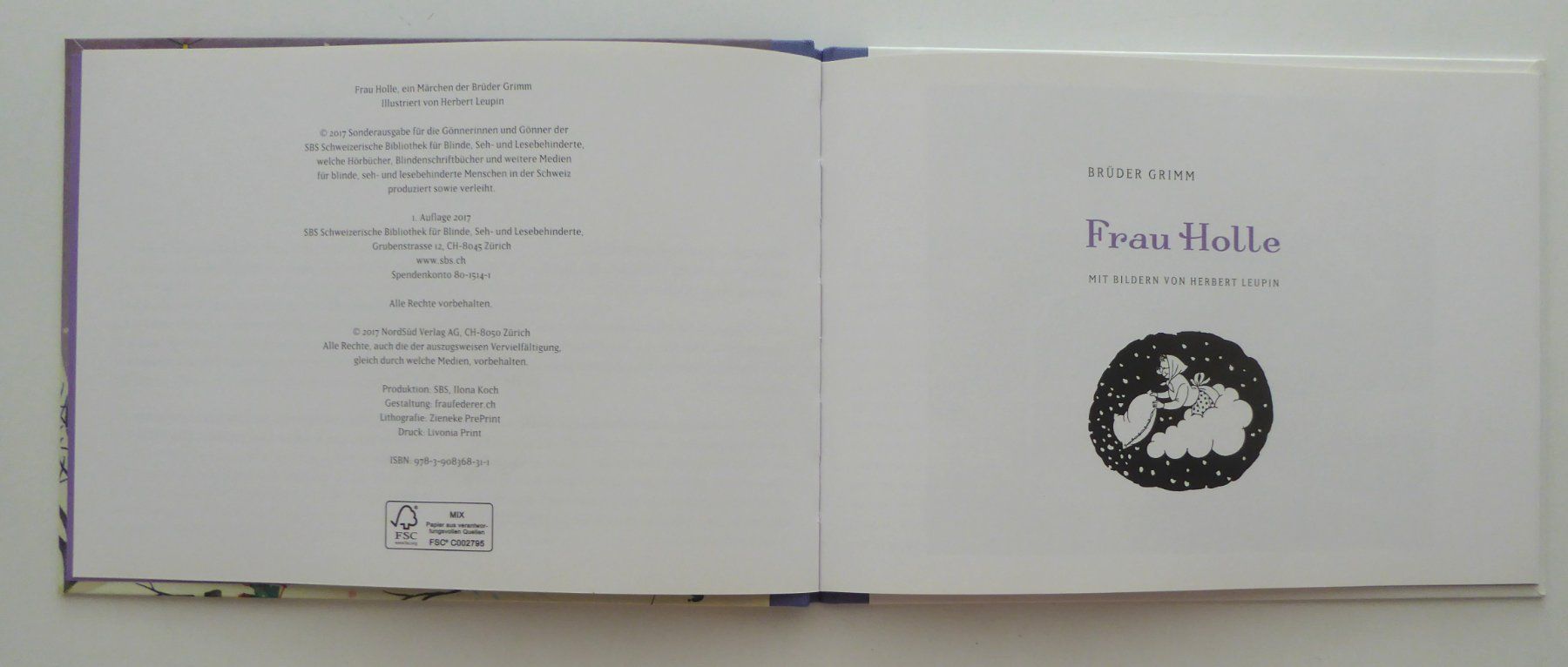Bücher: Märlibuch Frau Holle – Gebraucht aus Aesch BL von Kauri1 1