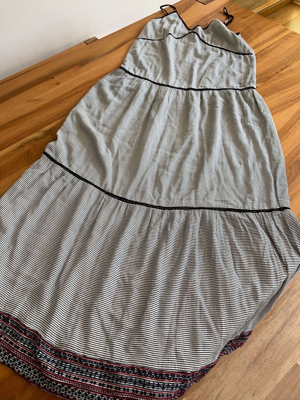 Tommy Hilfiger Vestiti: TOMMY HILFIGER mega Maxikleid mit Spaghetti Trägern Gr. S – Usato da Meiringen venduto da tonicandgin