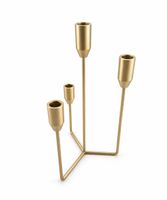 Goldener Kerzenständer für 4 Kerzen
