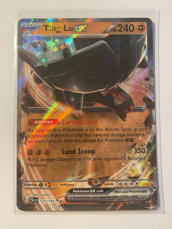 Pokémon TCG Ting-Lu ex Scarlet & Violet - Paldea Evolved 127/193 Double