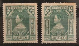 Mexiko 1910 Unabhängigkeit Leona Vicario 2 Centavos 2V *