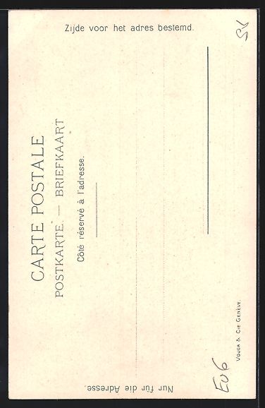 Ansichtskarten: Lithographie Lausanne, Cathedrale – Gebraucht aus Berlin von bartko-reher 1