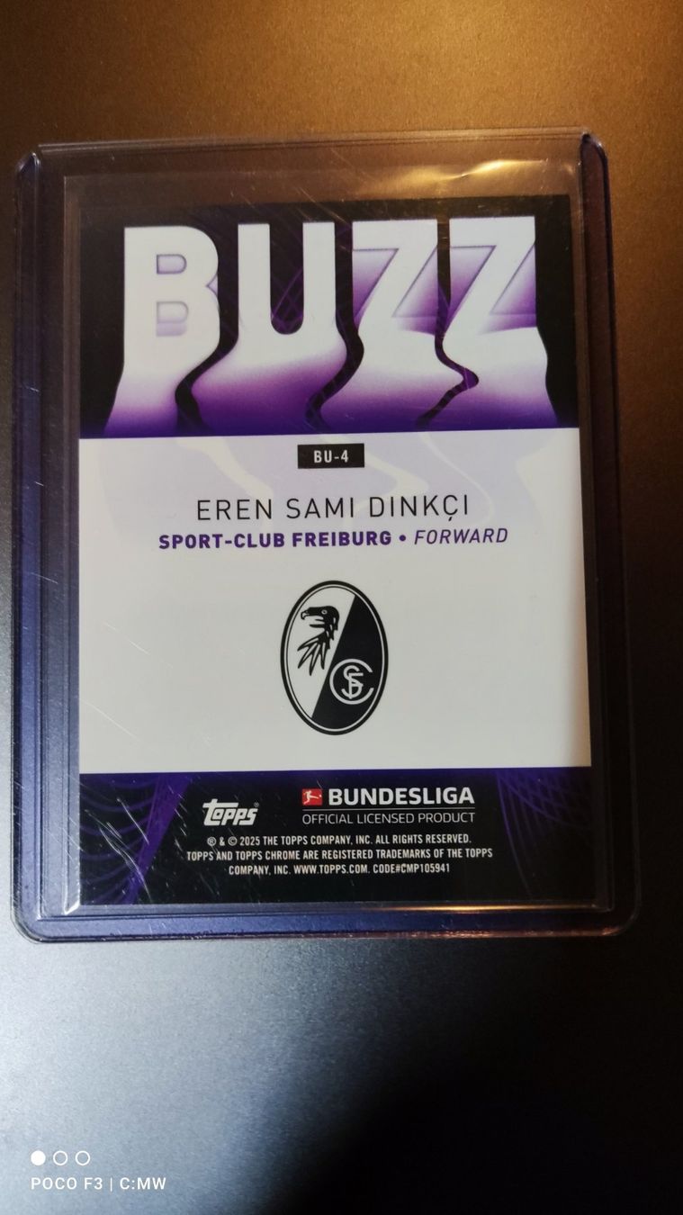 Topps Carte collezionabili: Topps Chrome 24/25 Eren Sami Dinki / 25 orange Buzz – Usato da St. Gallen venduto da RudyundFloydCards 1