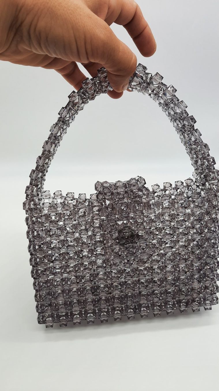 Borse: Handgefertigte Tasche aus Perlen – Nuovo (secondo la descrizione) da Oberglatt ZH venduto da nat_c6k7 1