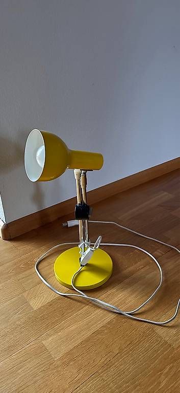Lampade: Antike Vintage Design Lampe ca 1960 gelb – Usato da Basel venduto da Joshy03 2