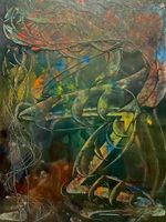 schönes abstraktes Gemälde (Acryl) Nr. 536