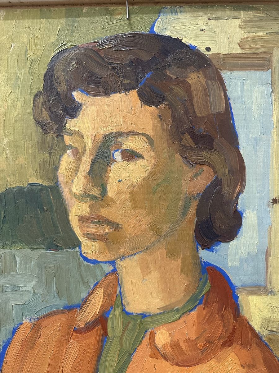 Dipinti: Expressionismus Gemälde Mann und Frau Portrait – Usato da Ebikon venduto da Gaenggeliwaar 4