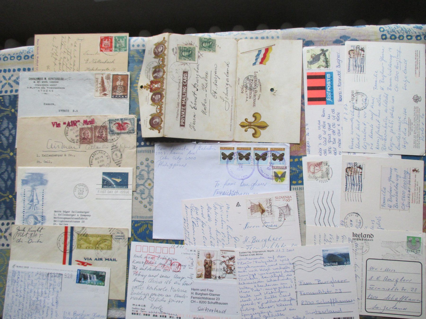Alle Briefmarken: 5 Scans Eingehende Post ! Hochinteressant !! – Gebraucht aus Bibern SH von Heinibuehrer 2
