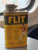 Litho Blech Dose / FLIT - Barbezat & Co Fleurier ca. 1930