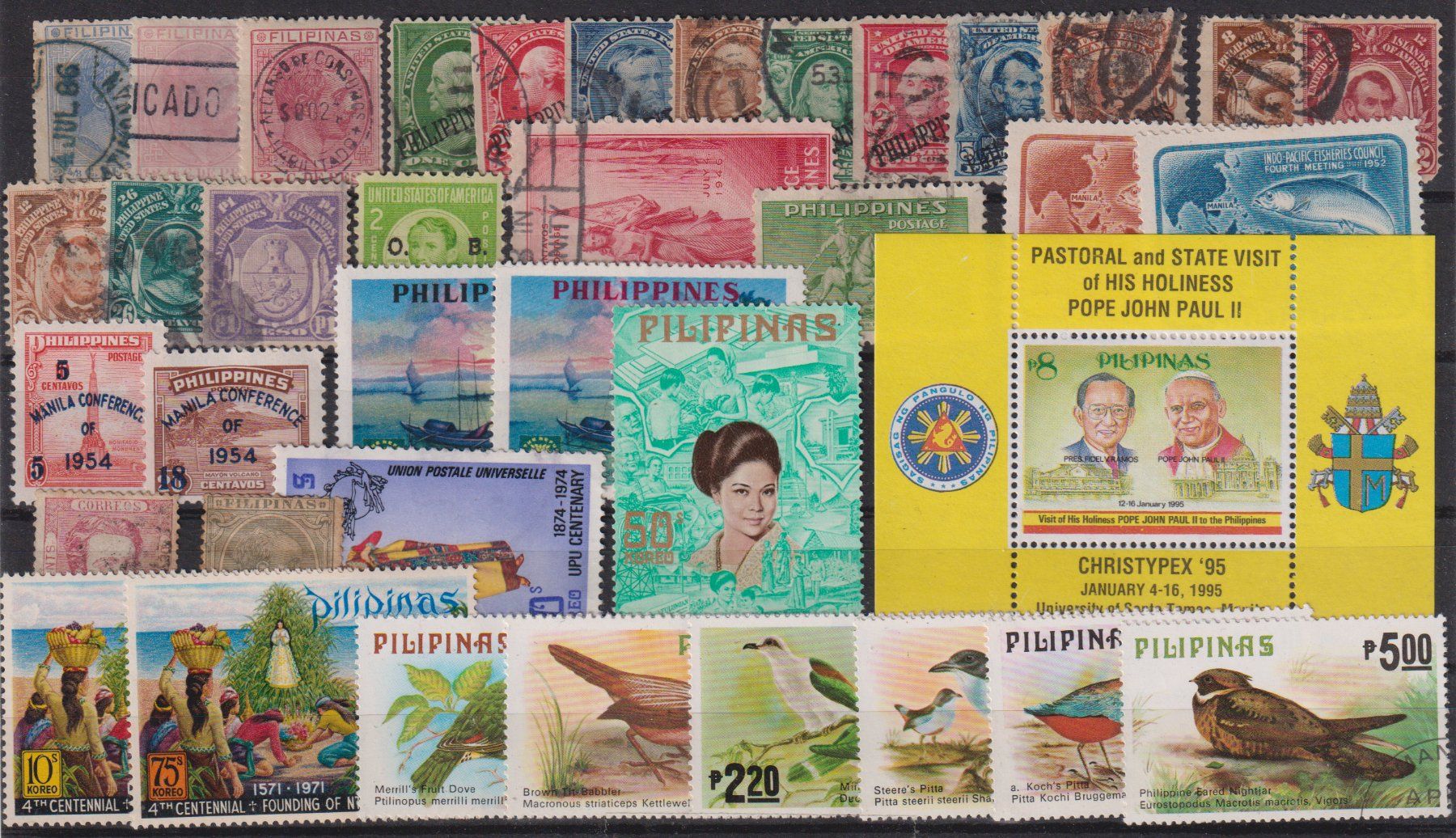 Alle Briefmarken: Philippinen: Auswahl ab Klassik – Gebraucht aus Eschlikon TG von PhilCon