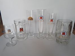 Bier Brauerei Feldschlösschen Gläser