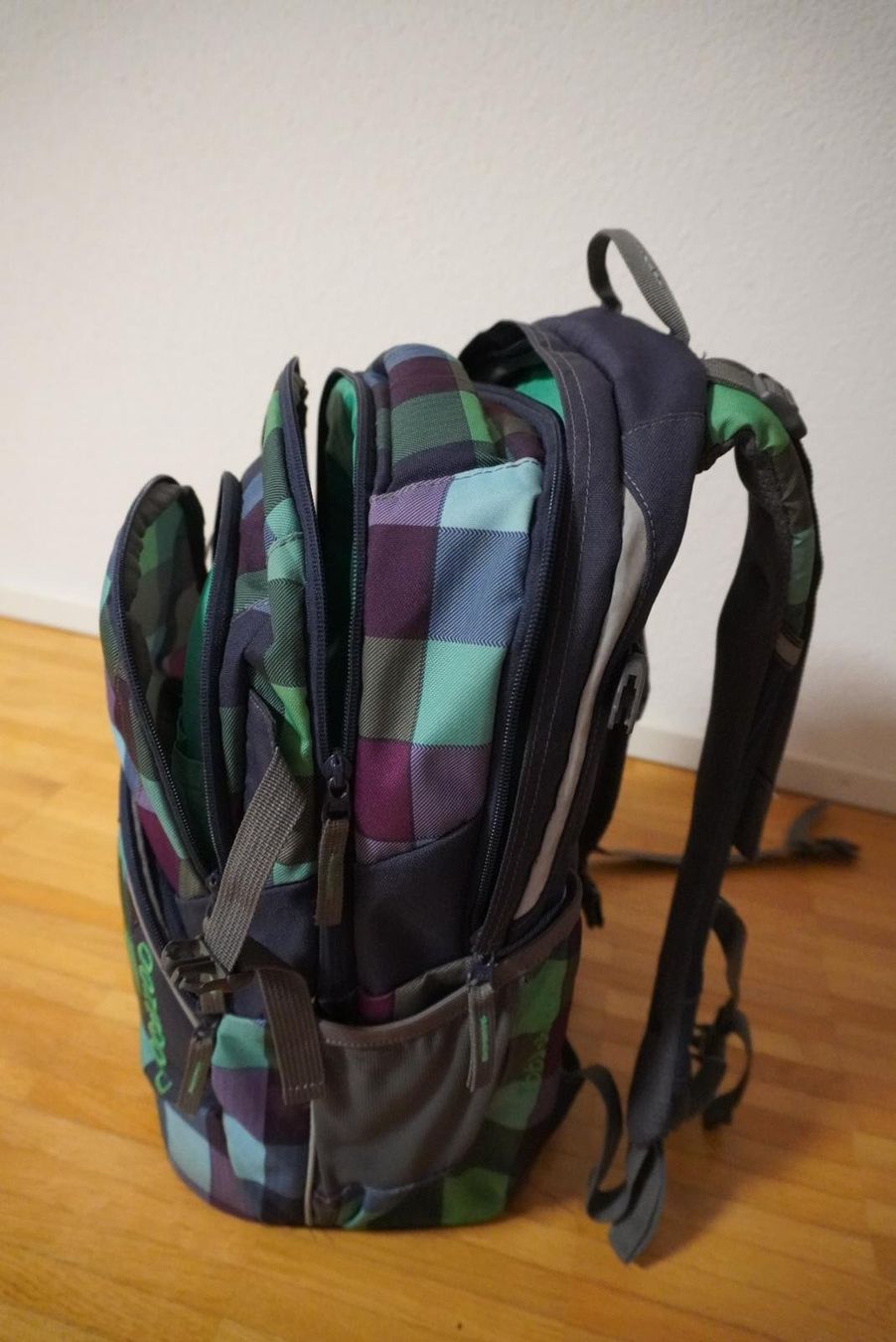 Coocazoo Borse & Zaini: Coocazoo Schulrucksack kariert – Nuovo (secondo la descrizione) da Uster venduto da v.santos 4