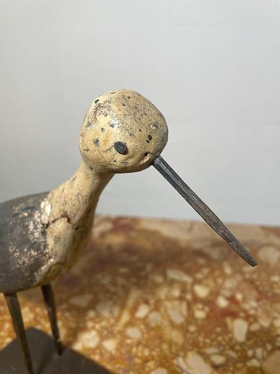 Tutte le decorazioni: Lockvogel aus Holz, mit weissem Kopf – Usato da Nidau venduto da Nintschgu 1