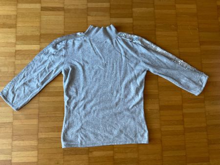 Marc Cain Pullover Cashmere & Seide mit Pailletten N3/38