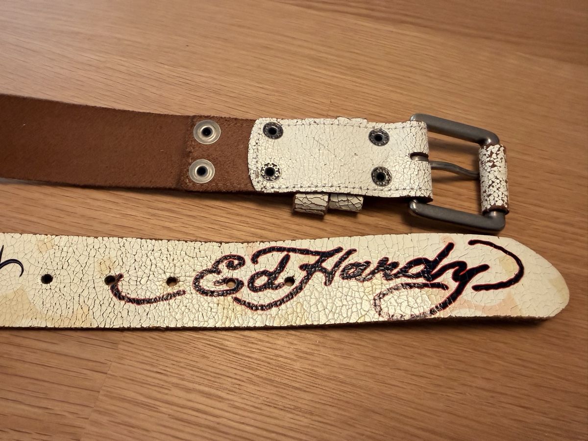 Ed Hardy Gürtel: Ed Hardy Ledergürtel 100 cm – Gebraucht aus Rorschach von nan_8rts 1