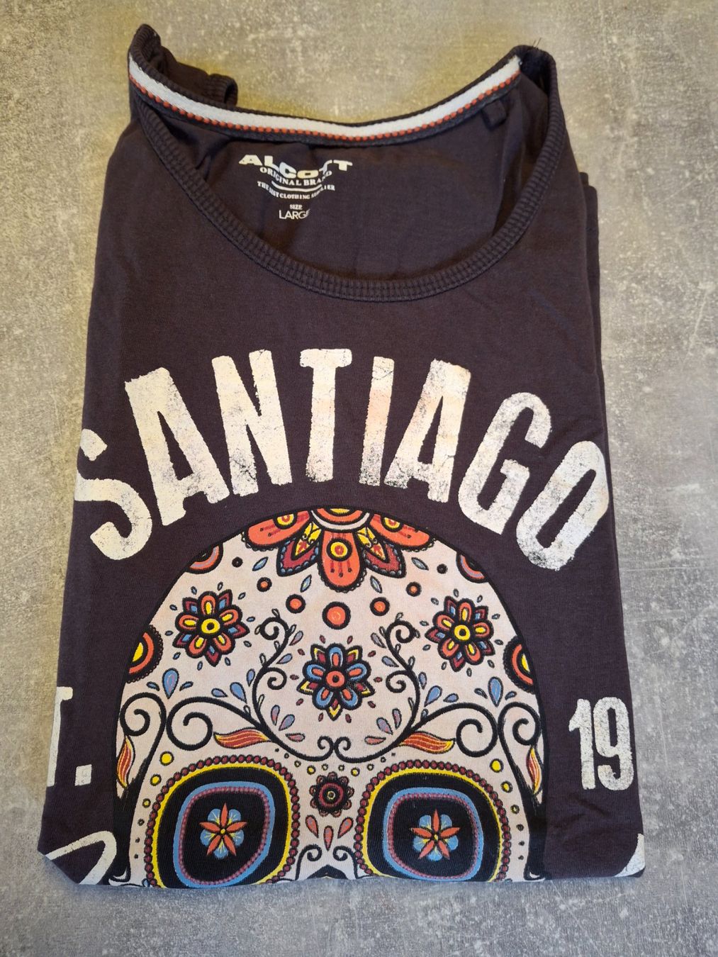 T-shirt: Liquette taille L marque Alcott 100% coton – Usato da Villiers venduto da san_jn5w 6
