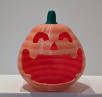 XL Halloween Kürbis Deko für Süssigkeiten