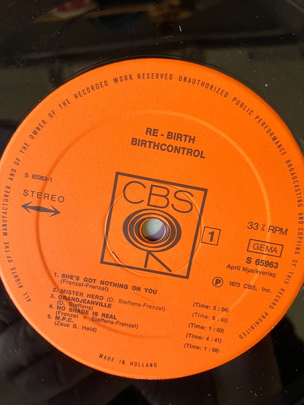 Schallplatten: Birth Control – Gebraucht aus Aarwangen von Jukebox3 6