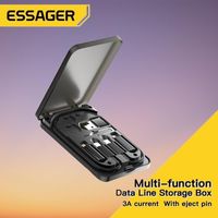 Boîte des câbles de voyage, USB type-C, Micro USB, Lightning