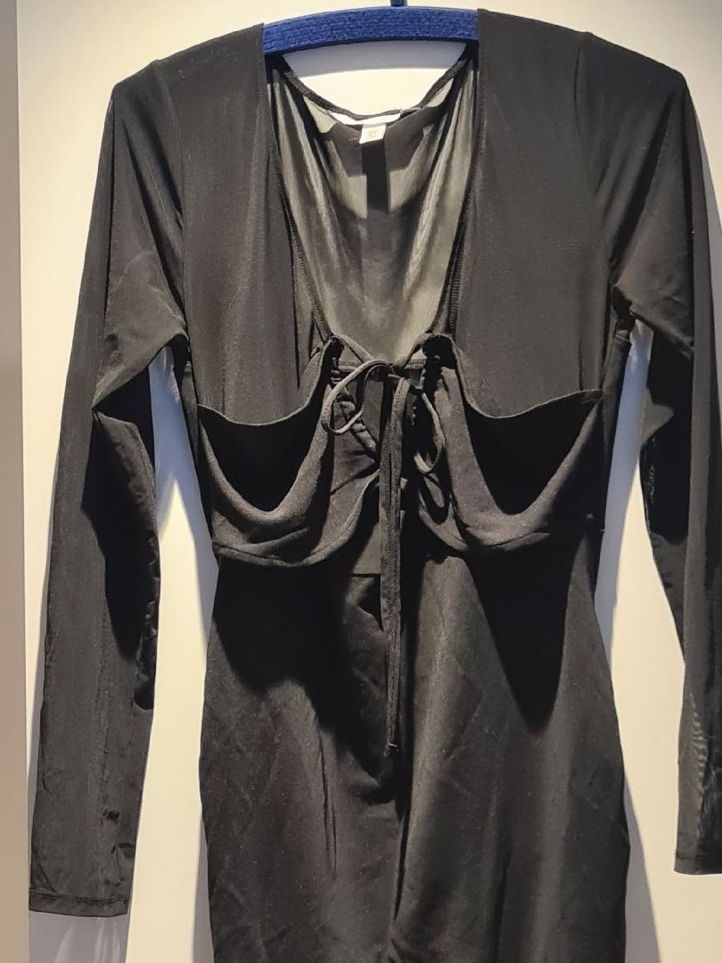 H&M Vestiti: Festliches Kleid Schwarz Gr. M – Usato da Steinen venduto da turbogeiss99 2