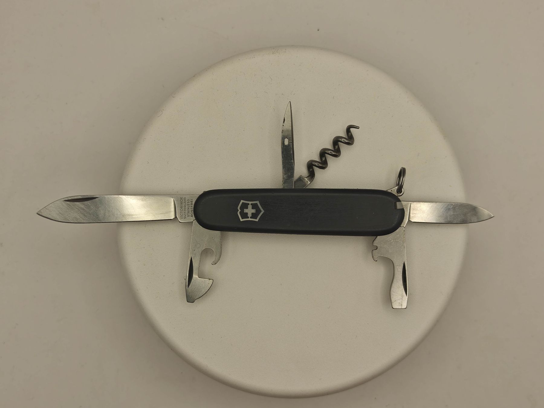Victorinox Zubehör: Victorinox Offiziersmesser, schwarz  – Gebraucht aus Ottikon von Kolibri-81 2