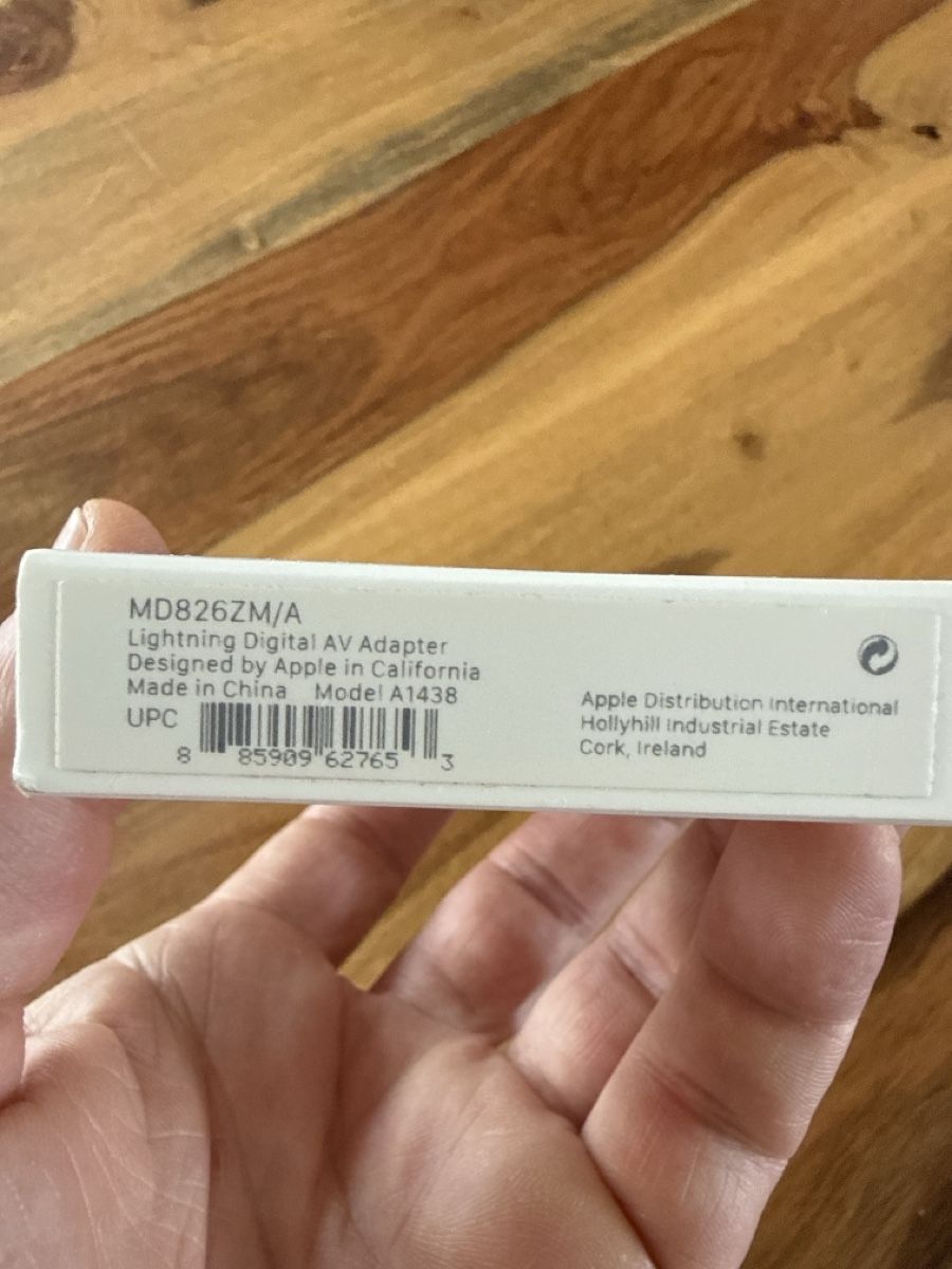 Apple Unità & Adattatore: Apple Lightning Digital AV Adapter - Neu & Original! – Nuovo e nell'imballaggio originale da Zürich venduto da Mr.Mauri83 2