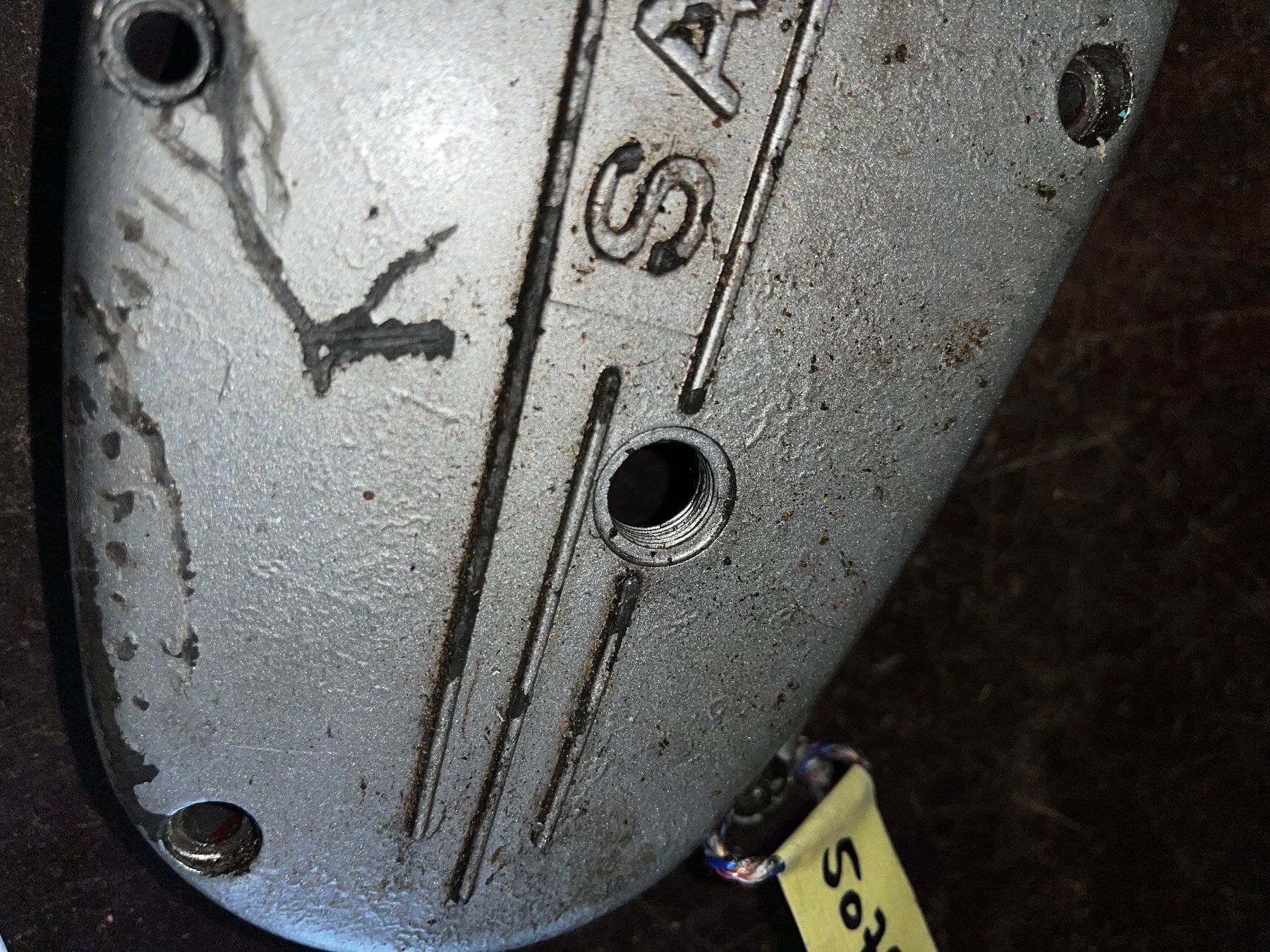 Sachs Parti ricambio per ciclomotori: Sachs 503 Handschalter Kupplungsdeckel – Difettoso da Fahrni b. Thun venduto da berger_tuning34 1
