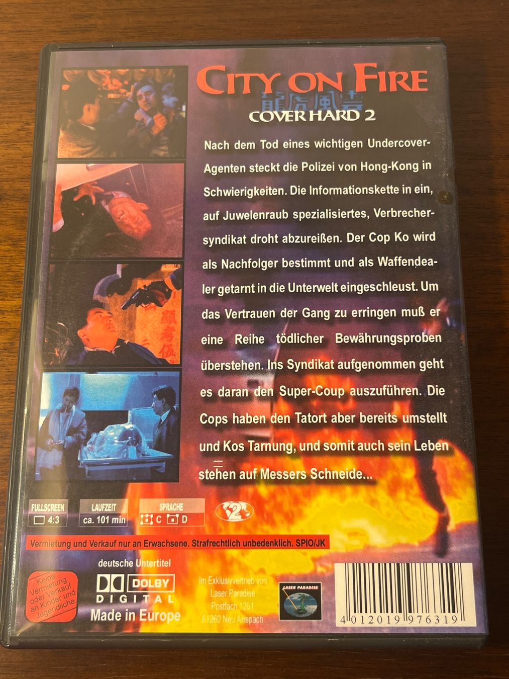 Tutti i DVDs: DVD - City on Fire, Cover Hard 2 - Eastern Edition! – Usato da Luzern venduto da Jiggy_8898 1