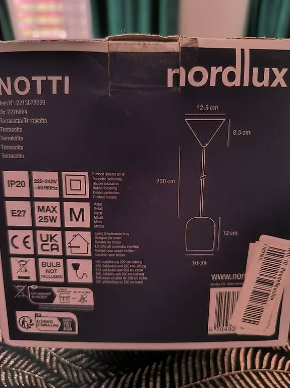 Lampadari & plafoniere: Nordlux Notti Hängelampe - neu – Nuovo e nell'imballaggio originale da Teufenthal AG venduto da Agnieszka93 2