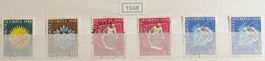 Timbres suisses 1948 St Moritz