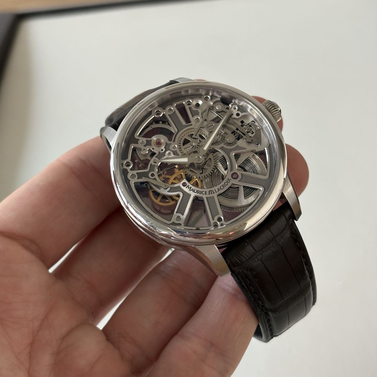 Maurice Lacroix Orologi: Maurice Lacroix Masterpiece Squelette – Usato da Winterthur venduto da LaBodega 7