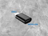 Adapter USB C auf micro USB in Aluhülle