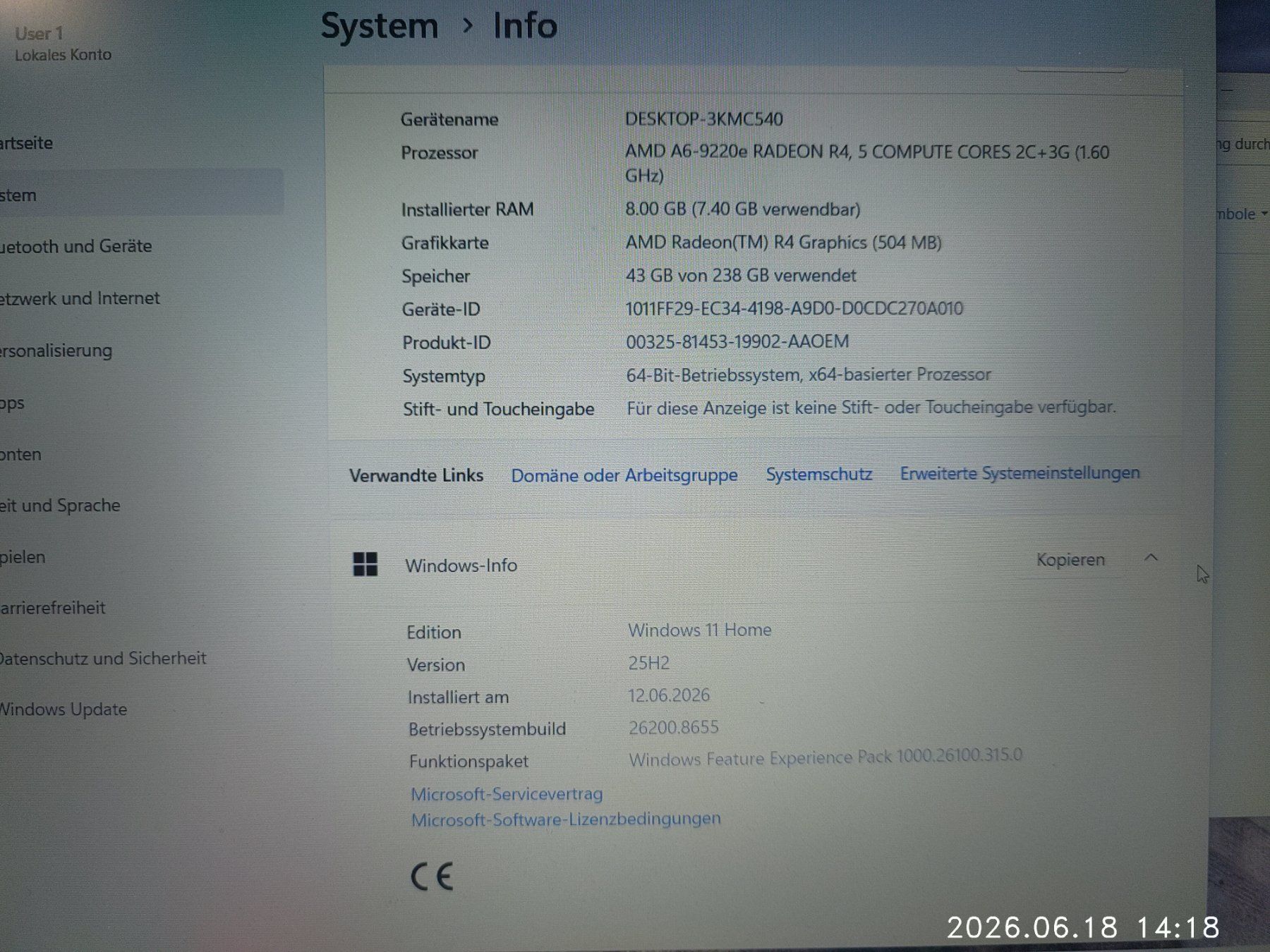 Acer Notebook: Notebook Acer Aspire A315-22 mit Windows 11 – Usato da Wald ZH venduto da Acl 2