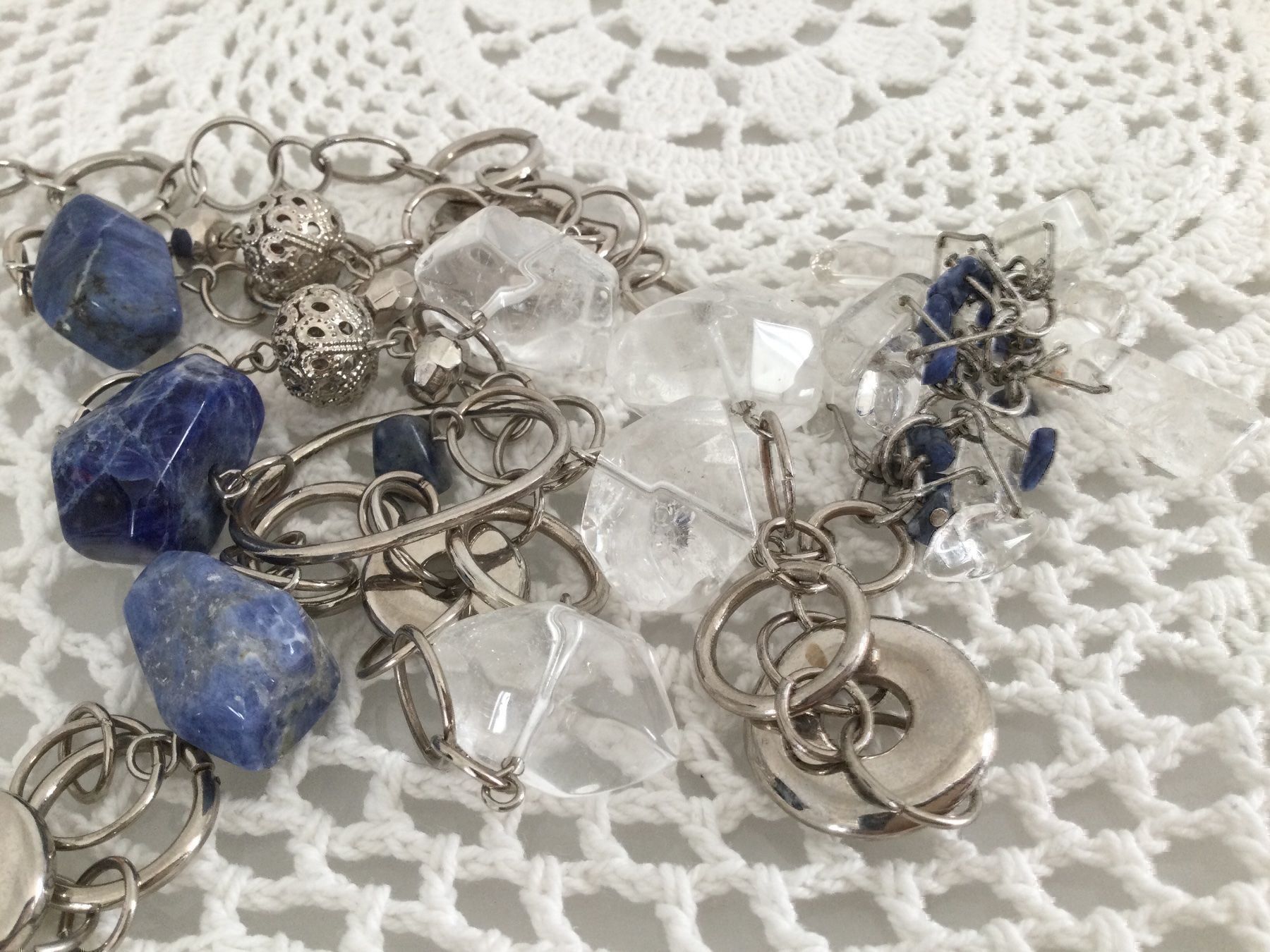 Colliers: Collier/Sautoir Soladite & Crystal NEUF – Neuf avec emballage d'origine à Agiez par chouchanelle 1