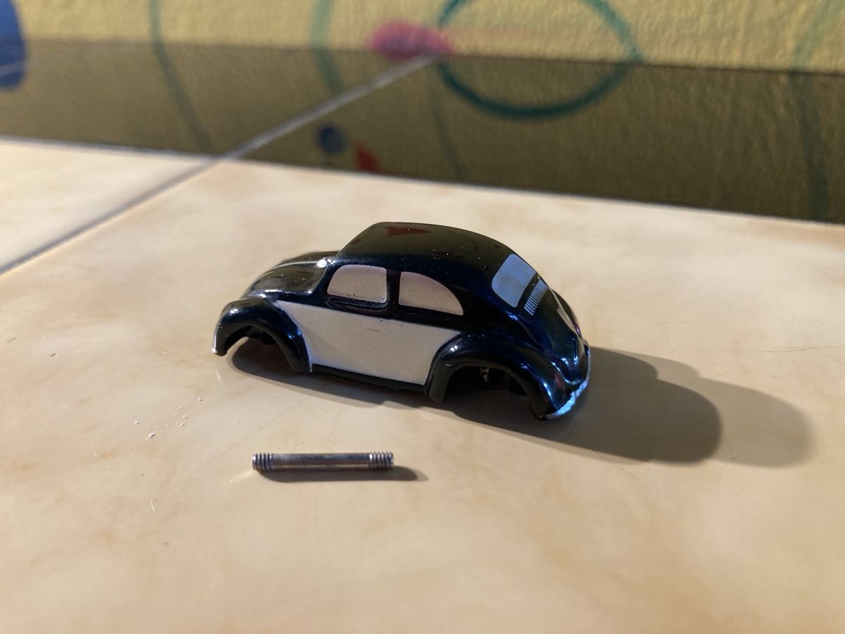 Schuco Modellini d'auto: Schuco Modellauto VW Käfer Oldtimer schwarz/weiss – Usato da Ins venduto da teamfairerdeal 2