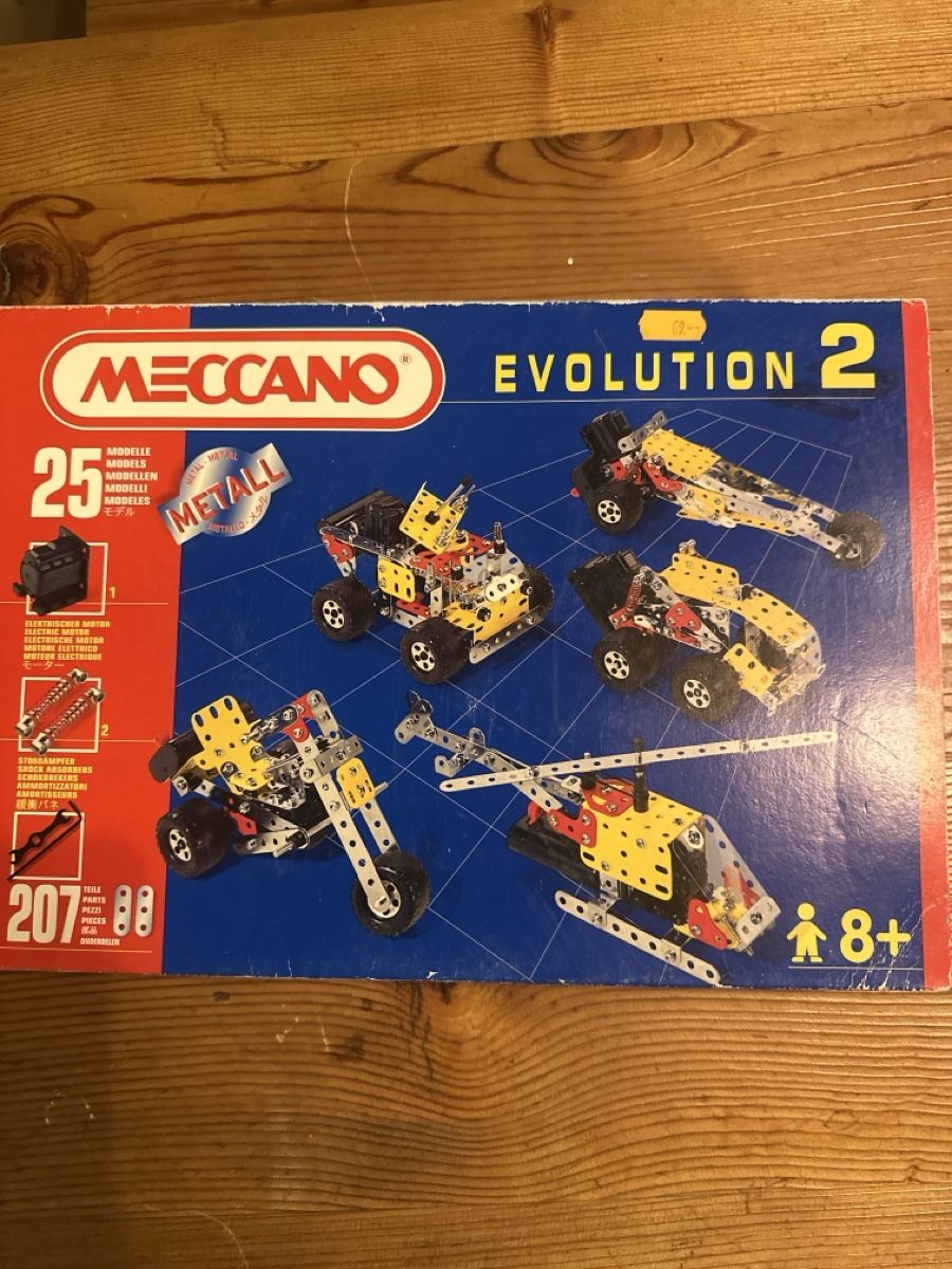 Jouets: MECCANO EVOLUTION 2 25 Modelle Metallbaukasten 8+ – D'occasion à Zumholz par Gotterong 2