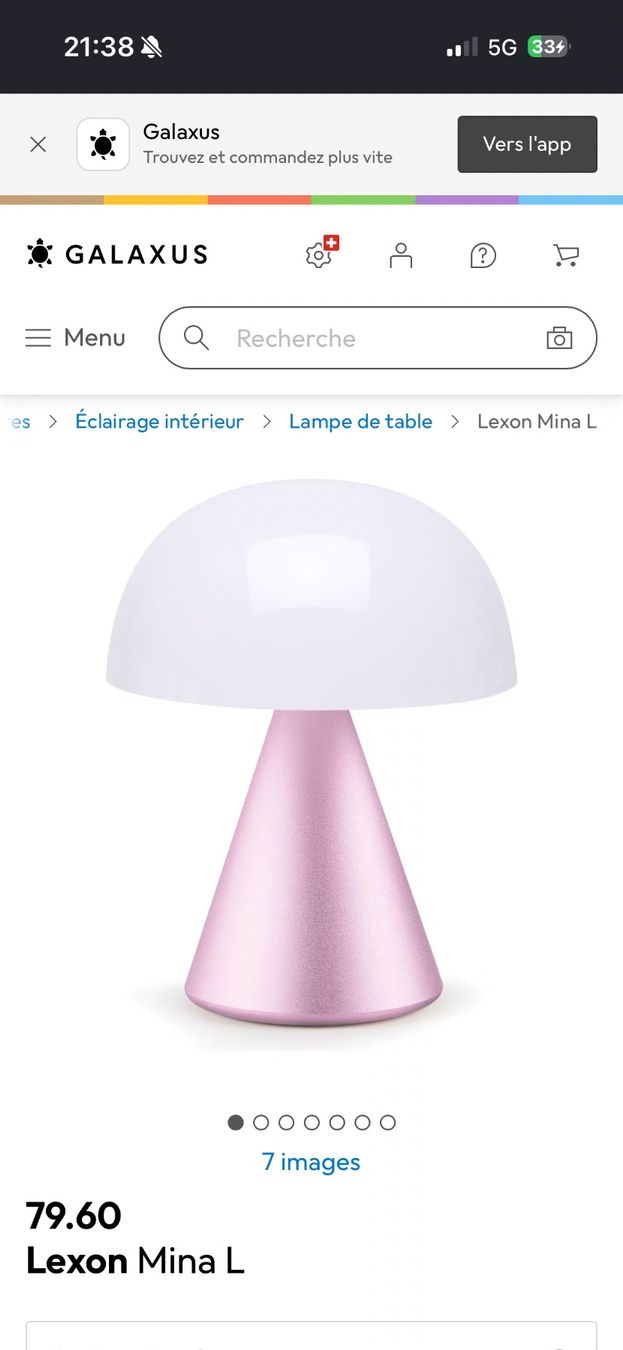 Lexon Lampes: Lampe tactile – Neuf (Voir description) à Bulle par Math2601 3