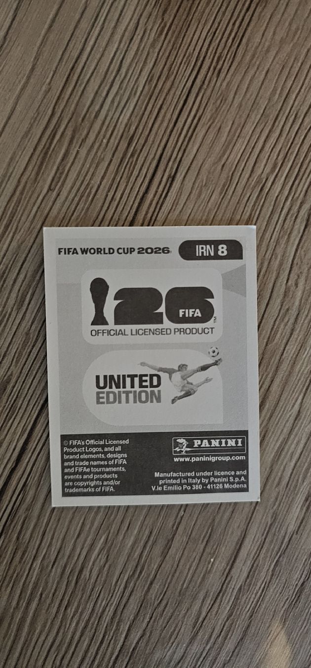 Panini Sammelbilder & Trading cards: World Cup Panini IRN 8 – Neu und originalverpackt aus Biel VS von volcom8702 1
