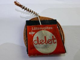 Entlötlitzen, Kupfer, 1.6mm x 2.3m, delot E+F, NEU