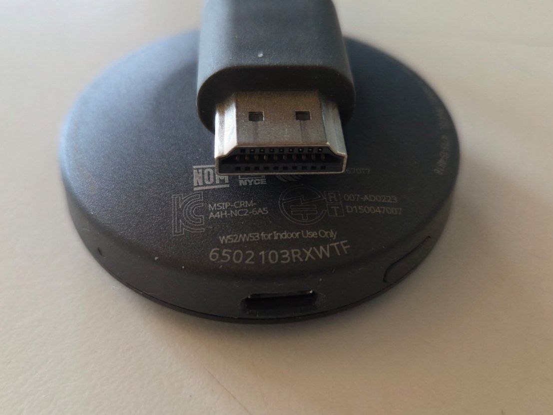 Google Lettore multimediale & Streamer: Google Chromecast NC2-6A5 mit Netzteil und Kabel – Usato da Flims Waldhaus venduto da Luzius1 3