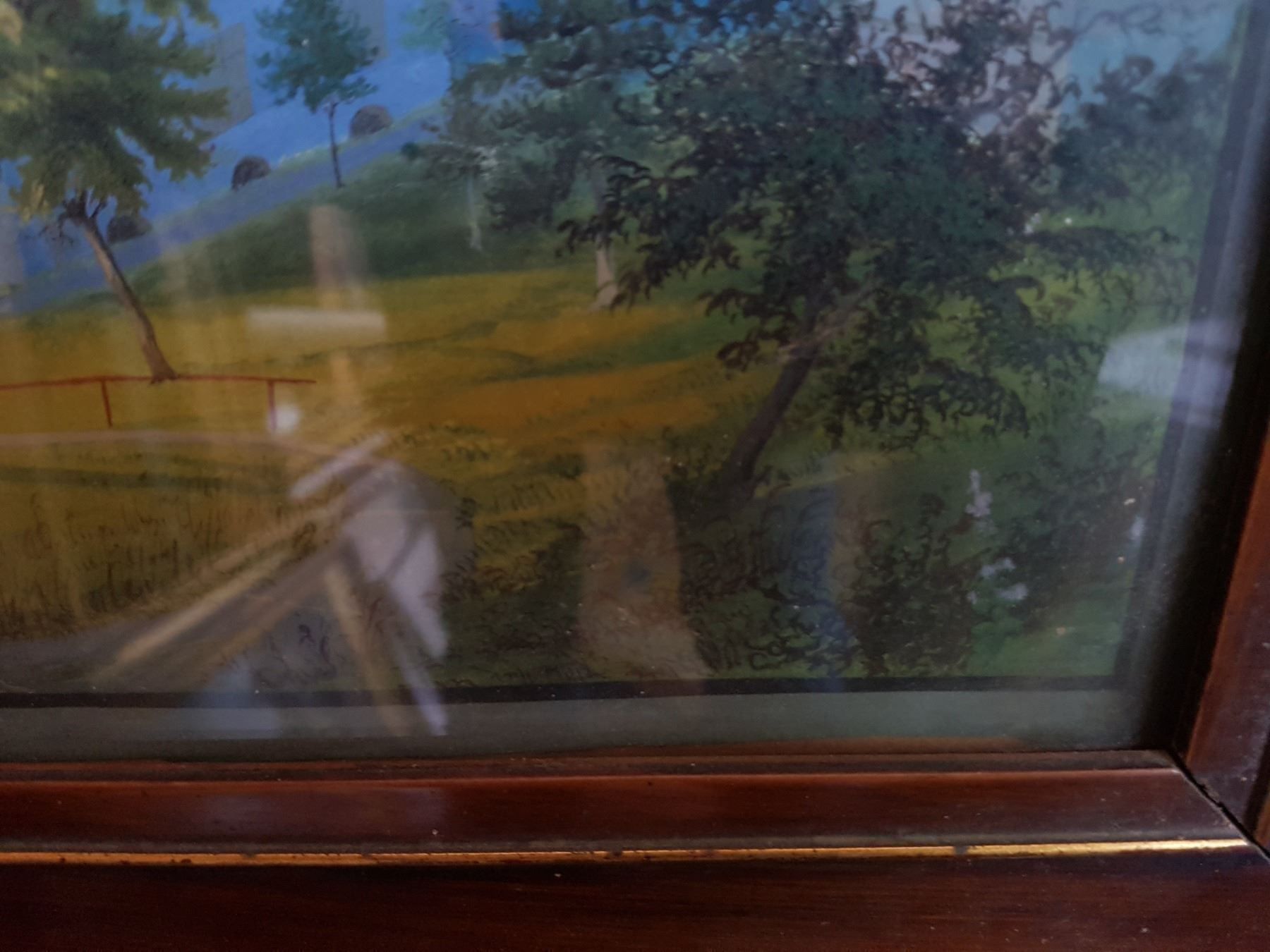 Dipinti: belle gouache paysage 19 ème s. – Usato da Lausanne venduto da leneko 4