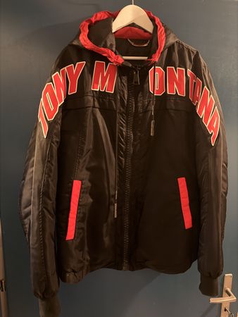 Jacke Philipp Plein Tony Montana Schwarz Grösse L