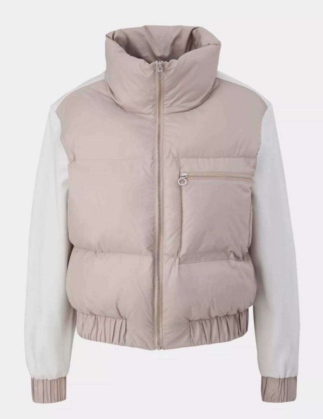 S.Oliver Giacche: Leichte Stepp-Jacke im Farb-,Materialmix, S.Oliver, G 40 – Nuovo e nell'imballaggio originale da Wangen b. Olten venduto da VeraHa