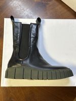Schwarze Lederstiefel Gr. 36, neu für den Herbst!