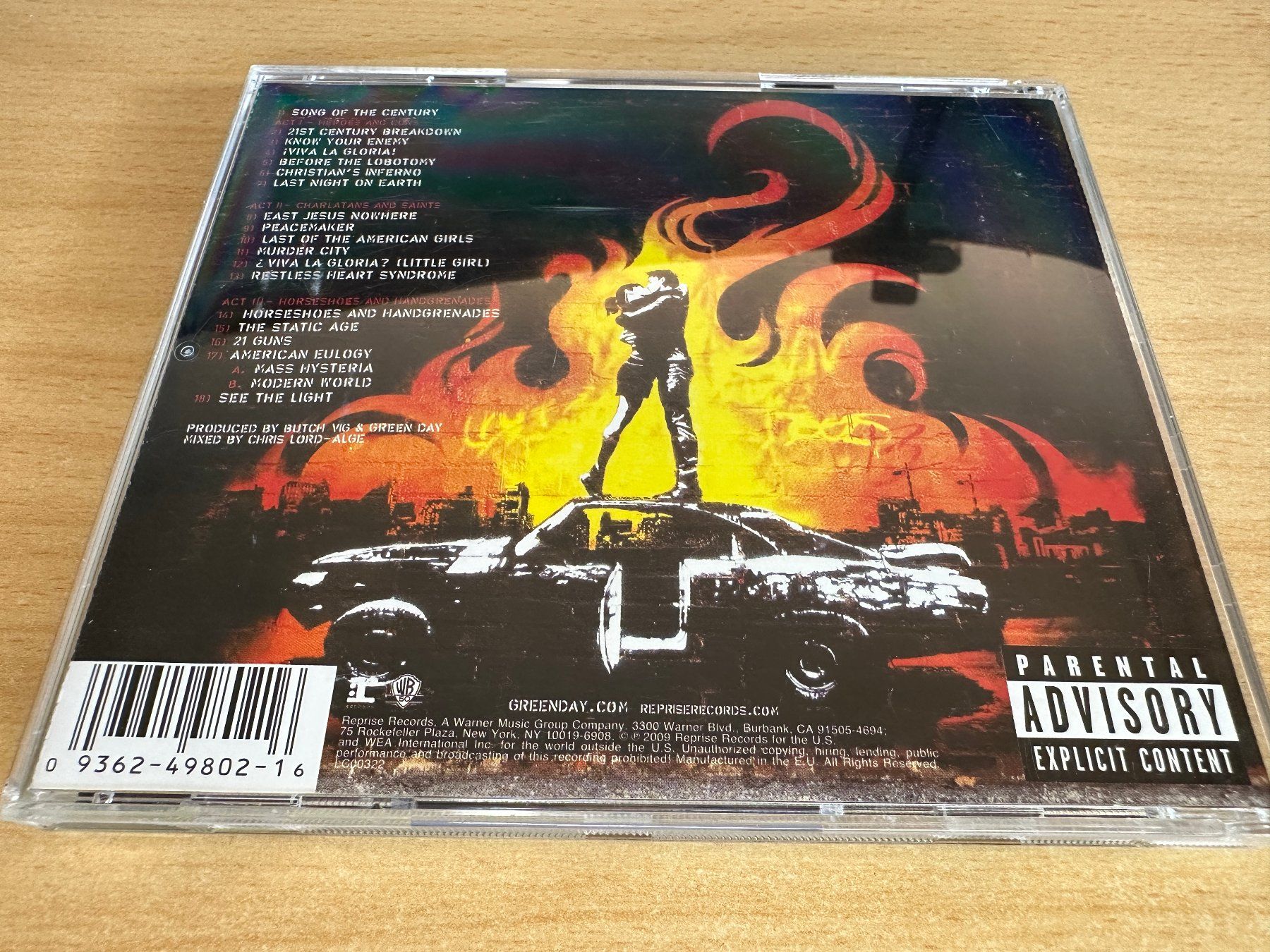 CDs: Green Day – 21st Century Breakdown – Gebraucht aus Rikon im Tösstal von Alpenmutz 1