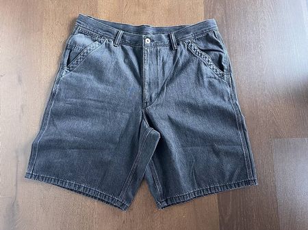 Uniqlo Jeansshorts, XL, Schwarz