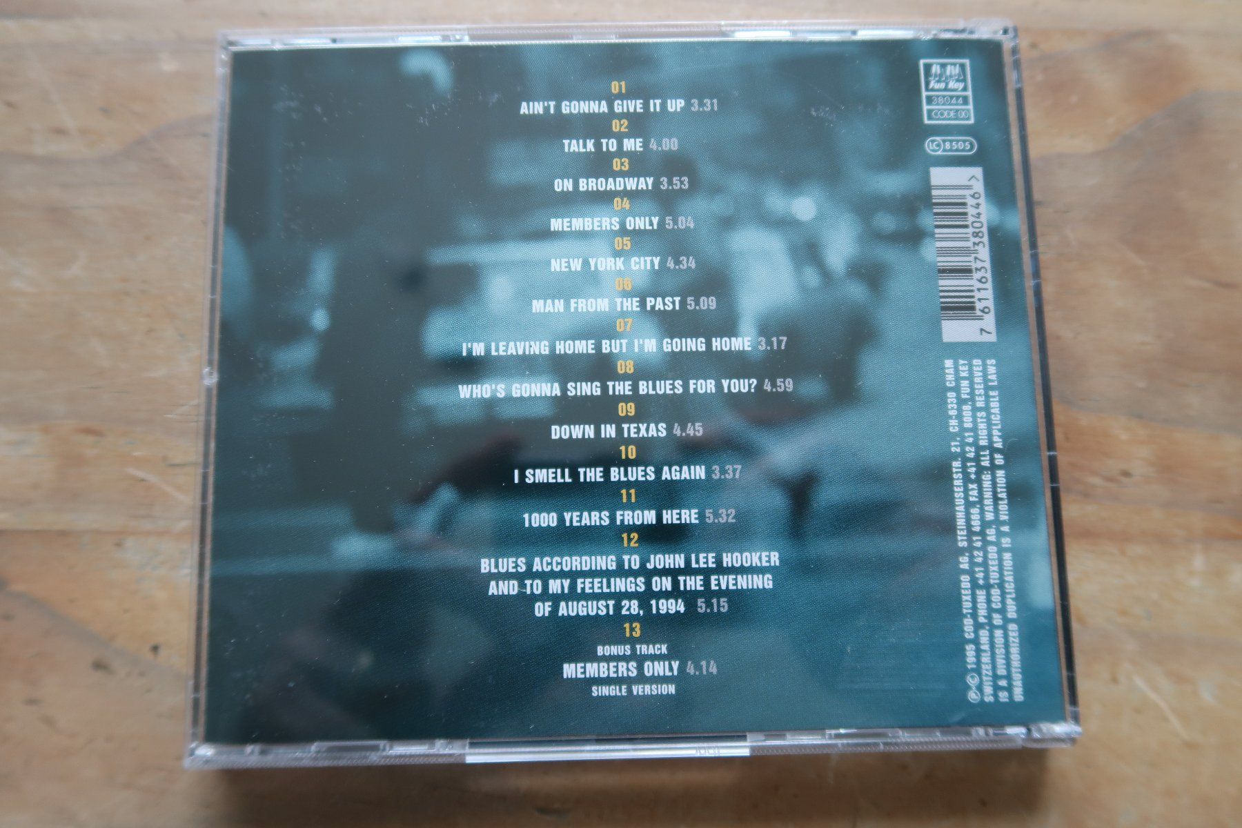 CD: PHILIPP FANKHAUSER - ON BROADWAY - CD – Usato da Basel venduto da Patiscat 1