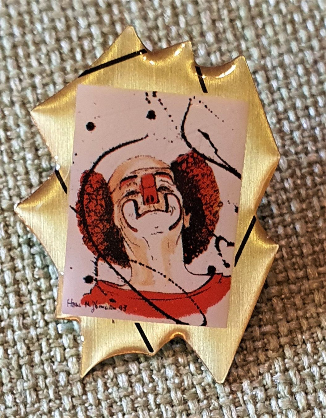 Placchette & Badge: H801 - Pin Schweizer Clown – Usato da Reinach BL venduto da Boston-Verkauf